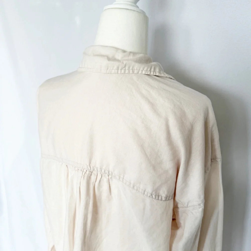 Splendid Button Down Shirt+Wide Leg Pants XS - Picture 6 of 12